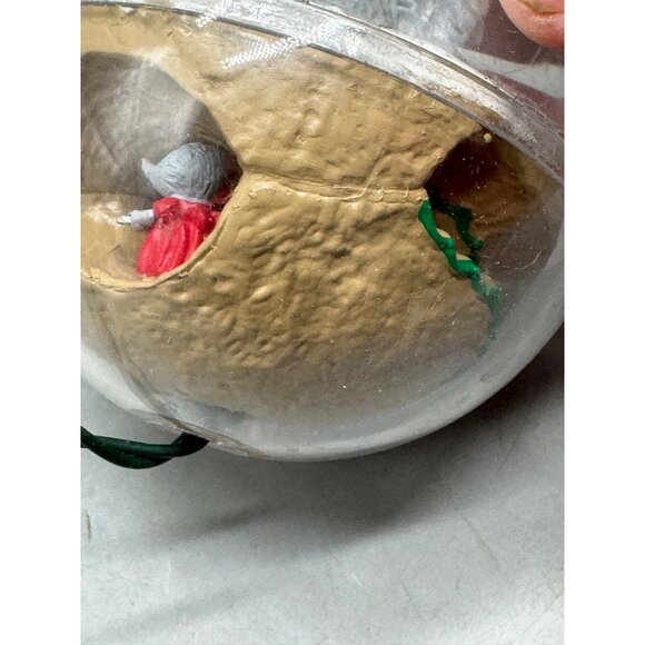 Hallmark mole family home magic 1991 ornament Xmas decorations ball clear READ - Picture 6 of 8